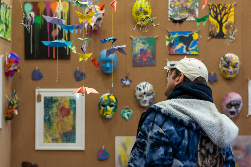 A display from the 2024 One Roof Festival. © Claire Rivers